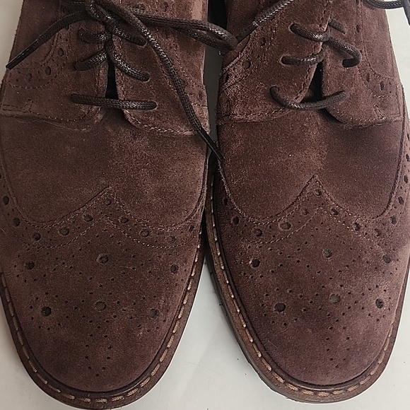 Ecco Vitrus Denmark I Bredebro 1968 Sz40/US Men\'s Wing Tip Brown Suede Oxfords main image 14